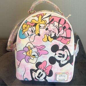 Loungefly Mickey and Friends Backpack - Multicolor